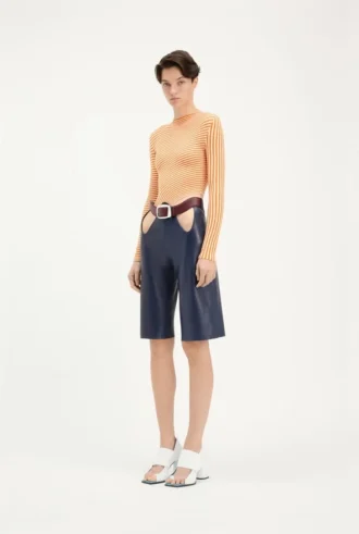 Bermudashorts med utskjæringer