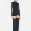 Bodysuits i to materialer Bodysuits i to materialer