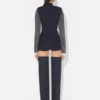 Bodysuits i to materialer Bodysuits i to materialer