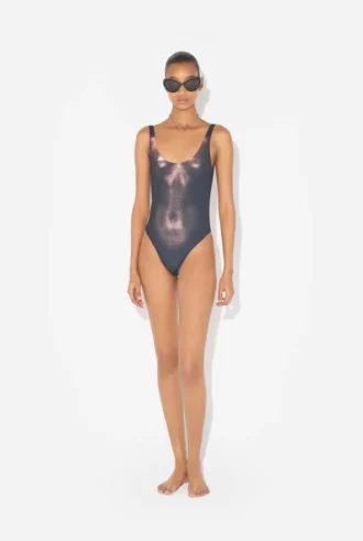 Bronsefarget Body Dust-badedrakt