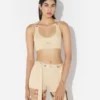 Den beige Gaultier-patch-BH-er Den beige Gaultier-patch-BH-er