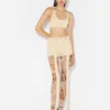 Den beige Gaultier-patch-BH-er Den beige Gaultier-patch-BH-er