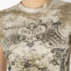 Den beige Madaillon-Skjorten Den beige Madaillon-Skjorten