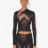 Den bronsefargede Body Dust-crop-toppen Den bronsefargede Body Dust-crop-toppen