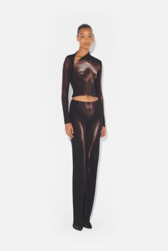 Den bronsefargede Body Dust-crop-toppen Den bronsefargede Body Dust-crop-toppen