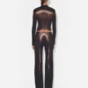 Den bronsefargede Body Dust-crop-toppen Den bronsefargede Body Dust-crop-toppen