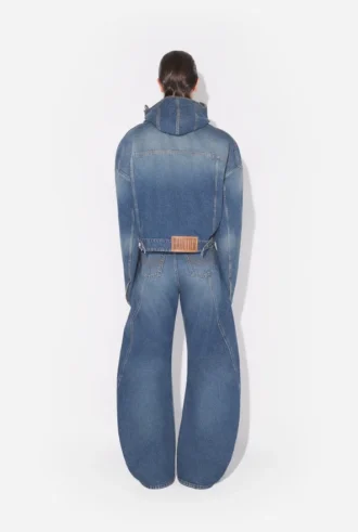Den double denimjakke