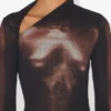 Den lange bronsefargede Body Dust-kjolen Den lange bronsefargede Body Dust-kjolen