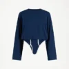 Den langermete Twisted-Bodysuit
