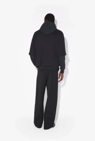 Den oversized sorte JPG-Sweatshirt