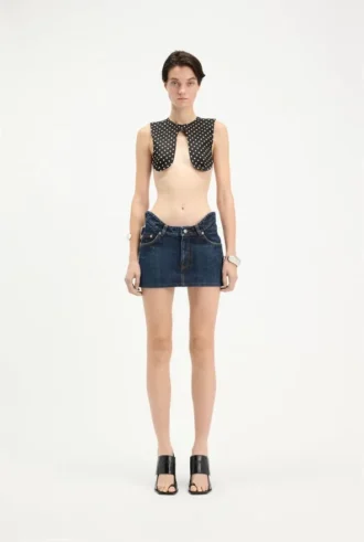 Den prikkete crop-toppen Den prikkete crop-toppen