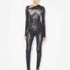 Den sølvfargede Body Dust-Bodysuit Den sølvfargede Body Dust-Bodysuit