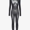 Den sølvfargede Body Dust-Bodysuit Den sølvfargede Body Dust-Bodysuit