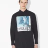 Den svarte oversized Water-skjorten Den svarte oversized Water-skjorten