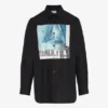 Den svarte oversized Water-skjorten Den svarte oversized Water-skjorten