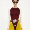 Den trefargede Junior Gaultier-Playsuits
