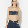 Denim-BH-er med trompe l’œil-effekt Denim-BH-er med trompe l’œil-effekt