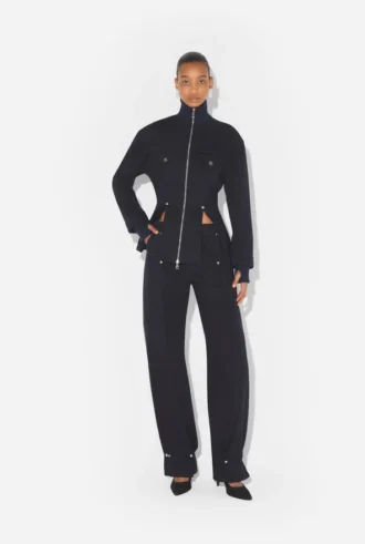Denimjakken med spalte