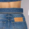 Denimjeans med belte Denimjeans med belte