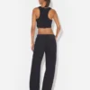 Denimjeans med trykknapper Denimjeans med trykknapper