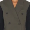 Jakken i to materialer Jakken i to materialer