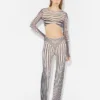 Re-Edition – den marineblå Body Morph-crop-toppen Re-Edition – den marineblå Body Morph-crop-toppen