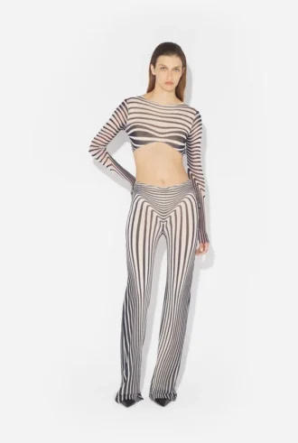 Re-Edition – den marineblå Body Morph-crop-toppen