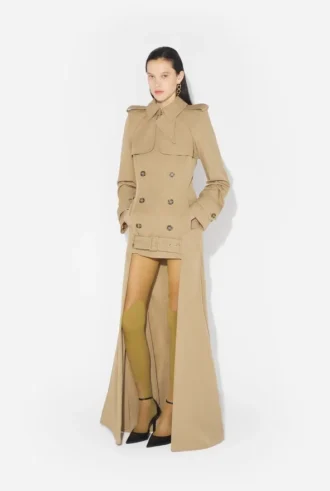 Trenchcoats with cut-outs Trenchcoats with cut-outs